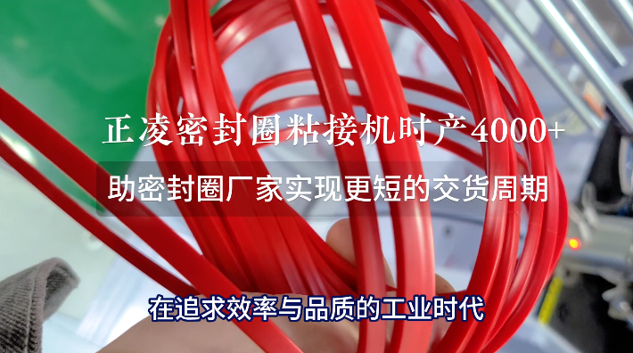 「視頻」正凌密封圈粘接機(jī)，時(shí)產(chǎn)4000+，助密封圈廠家實(shí)現(xiàn)更短的交貨周期